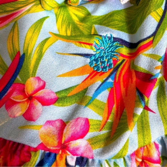 Tommy Bahama Tropical Hawaii Dress Sleeveless Flowy Soft Sleeveless Girls 3T - Picture 5 of 8
